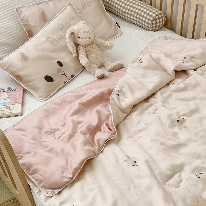 High End Lyocell Summer Quilt Soft Silky Cooling Blanket - Brass Living