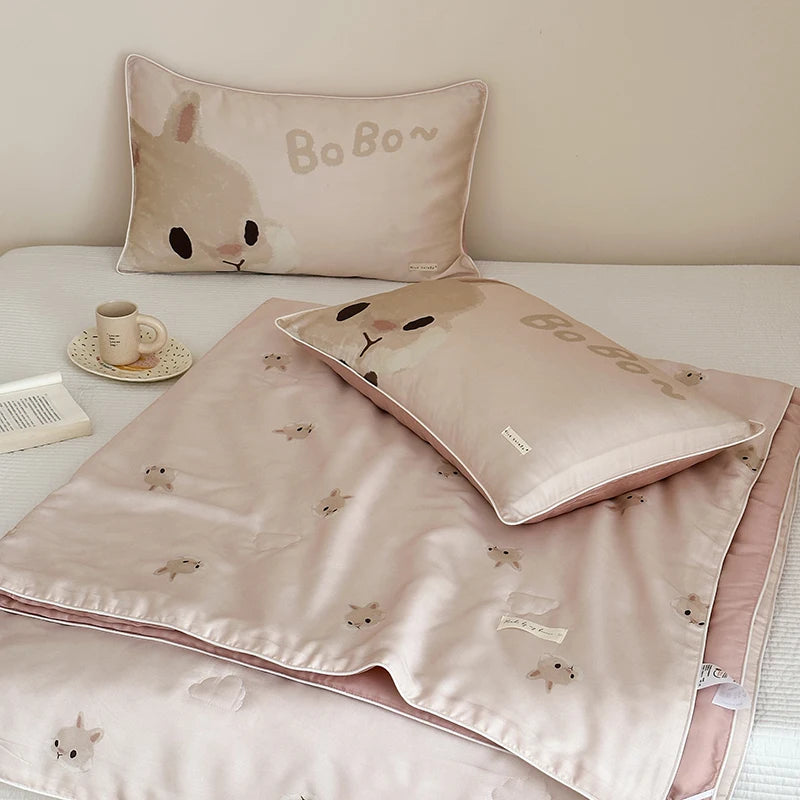 High End Lyocell Summer Quilt Soft Silky Cooling Blanket - Brass Living