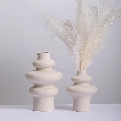 Ceramic Vases Nordic Modern Art Minimalist Desktop Decoration - Brasss Living