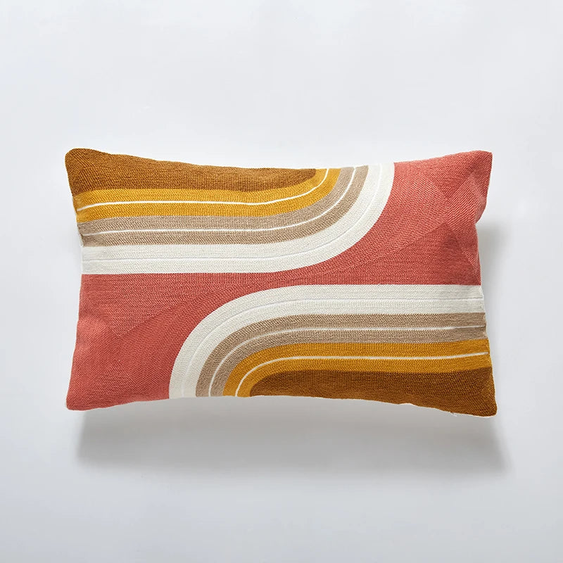 Color Block Tufted Pillow Cushion Cover - Brasss Living