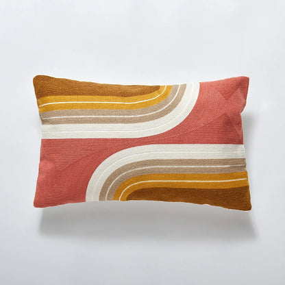 Color Block Tufted Pillow Cushion Cover - Brasss Living