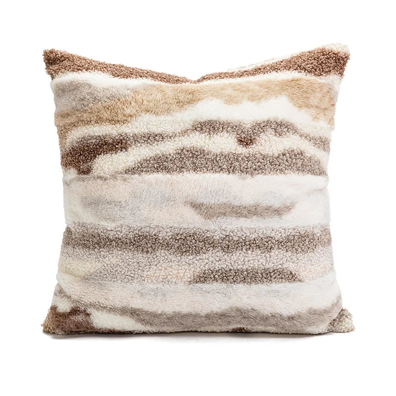 Double Sided Plush Irregular Nordic Pillow Cover - Brasss Living