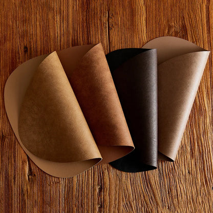 Heat Resistant Wipeable Washable Leather Placemat - Brasss Living