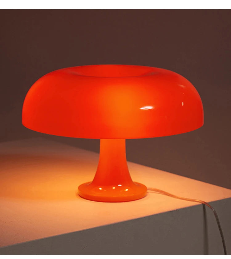 Italy Designer LED Mushroom Table Lamp Modern Minimalist Lighting - Brasss Living