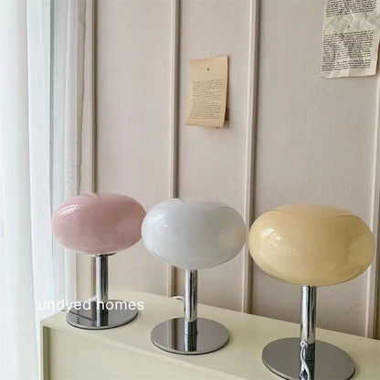 Lollipop Cream Glass Table Lamp Retro Standing Lamp Lighting - Brasss Living