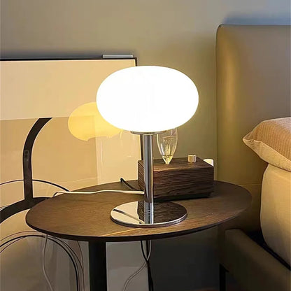 Lollipop Cream Glass Table Lamp Retro Standing Lamp Lighting - Brasss Living