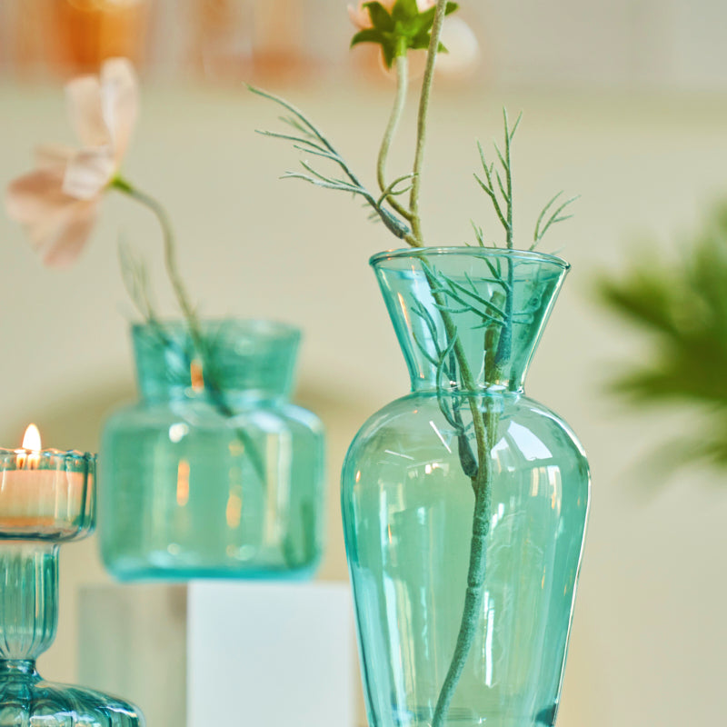 Mini Glass Table Vase Creative Decorative Bottles Centerpieces - Brasss Living