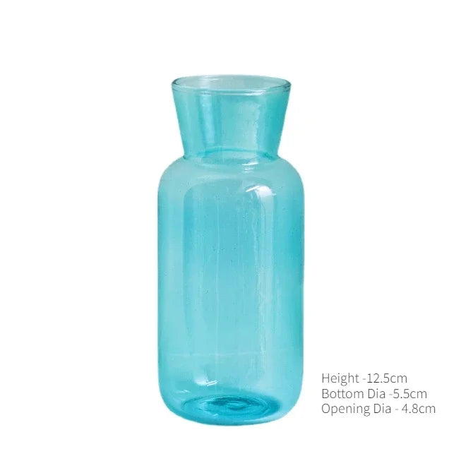 Mini Glass Table Vase Creative Decorative Bottles Centerpieces - Brasss Living