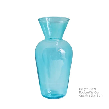 Mini Glass Table Vase Creative Decorative Bottles Centerpieces - Brasss Living