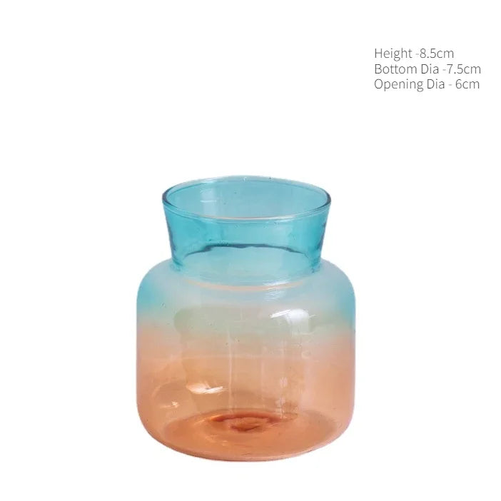 Mini Glass Table Vase Creative Decorative Bottles Centerpieces - Brasss Living