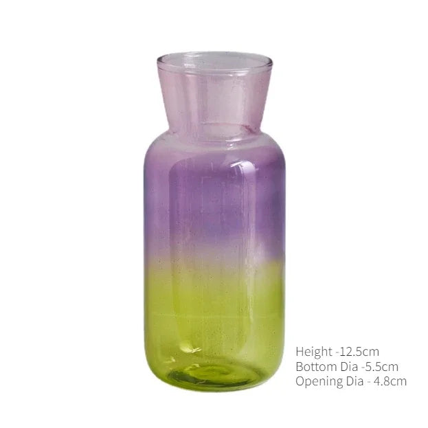 Mini Glass Table Vase Creative Decorative Bottles Centerpieces - Brasss Living