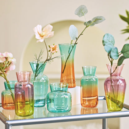 Mini Glass Table Vase Creative Decorative Bottles Centerpieces - Brasss Living