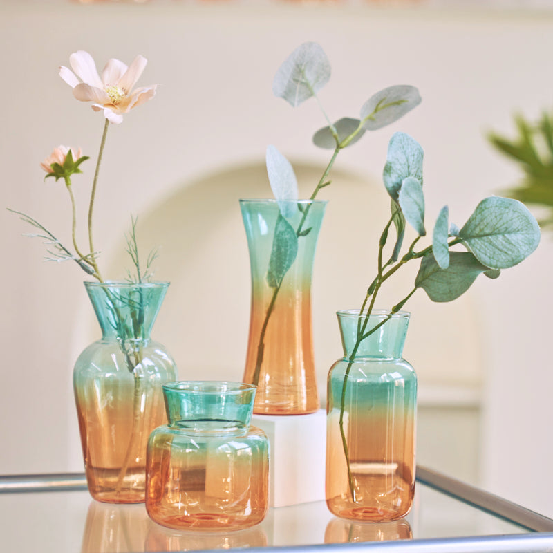 Mini Glass Table Vase Creative Decorative Bottles Centerpieces - Brasss Living