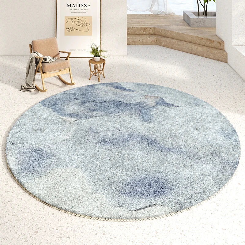 Modern Luxury Soft Fluffy Round Carpet for Bedroom - Brasss Living