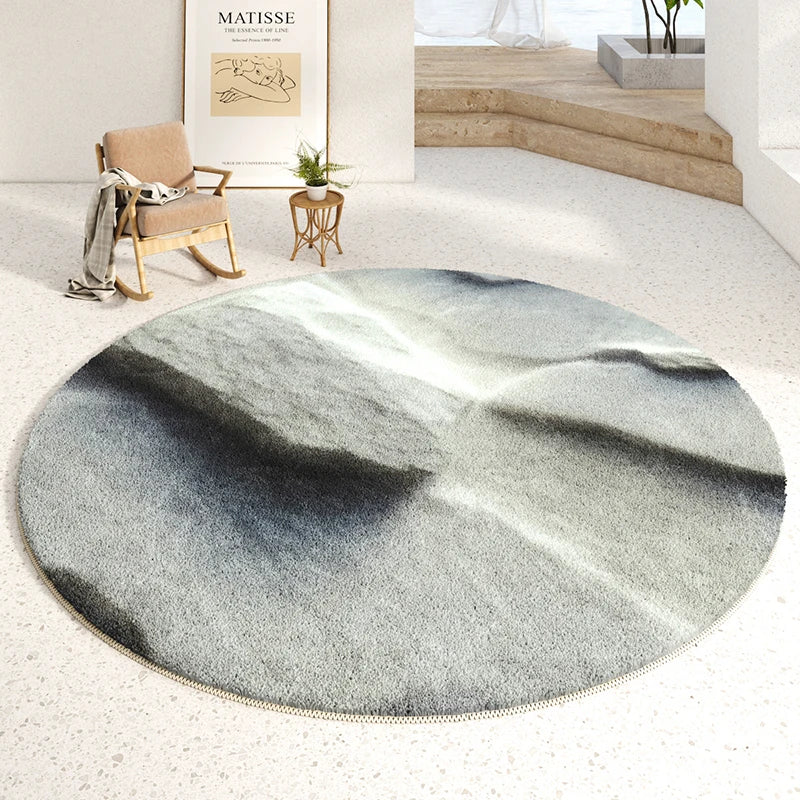 Modern Luxury Soft Fluffy Round Carpet for Bedroom - Brasss Living