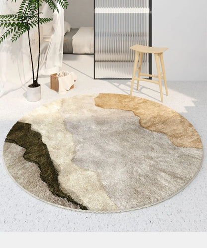 Modern Luxury Soft Fluffy Round Carpet for Bedroom - Brasss Living