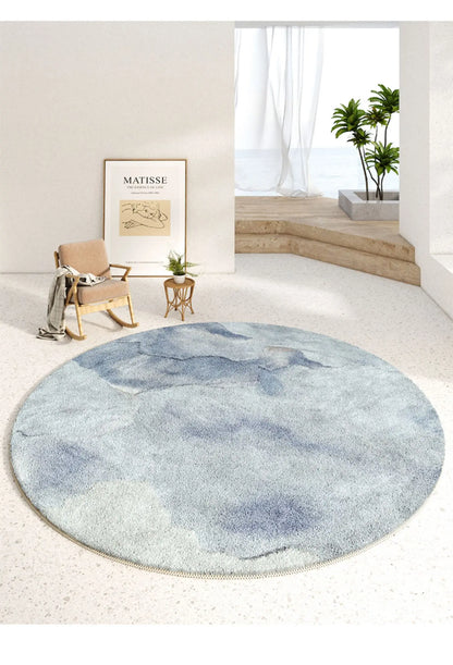 Modern Luxury Soft Fluffy Round Carpet for Bedroom - Brasss Living