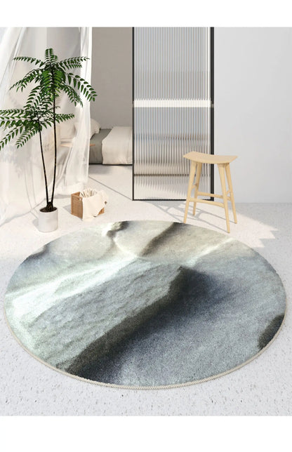 Modern Luxury Soft Fluffy Round Carpet for Bedroom - Brasss Living