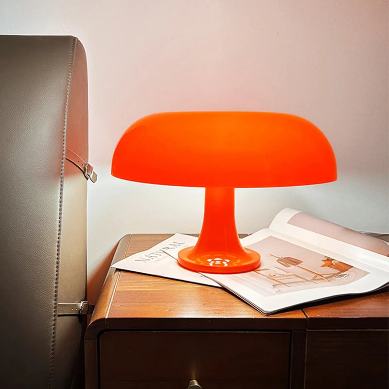 Modern Minimalist LED Mushroom Table Lamp Bedroom Lighting - Brasss Living