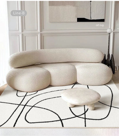 Modern Minimalist Light Luxury Non-slip Large Area Carpet - Brasss Living