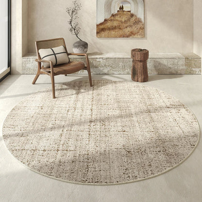 Modern Minimalist Light Luxury Thick Non-slip Round Carpet - Brasss Living