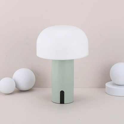 Nordic Portable Mushroom Table Lamp Touch Wireless Night Light - Brasss Living