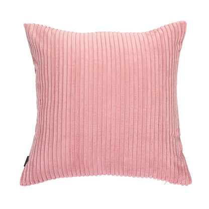 Solid Corduroy Flocking Velvet Pillow Cushion Cover - Brasss Living