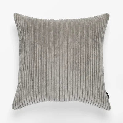 Solid Corduroy Flocking Velvet Pillow Cushion Cover - Brasss Living