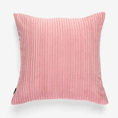 Solid Corduroy Flocking Velvet Pillow Cushion Cover - Brasss Living