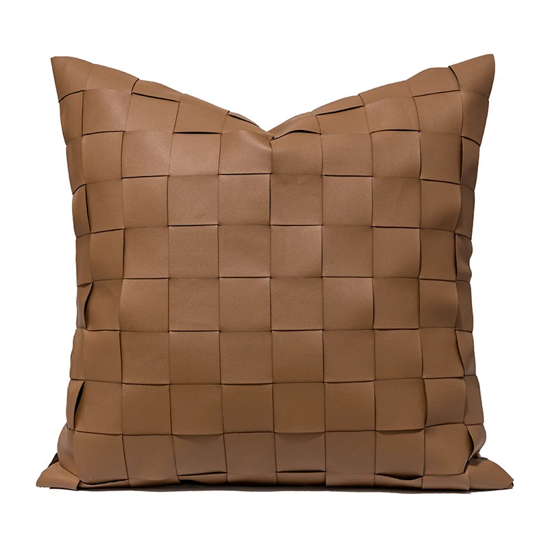 Tufted Embroidered Neutral Pillow Cushion Cover - Brasss Living