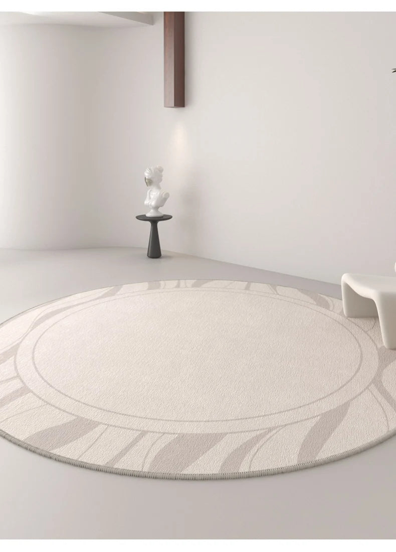 Washable Soft Fluffy Round Carpet for Living Room - Brasss Living